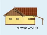 Elewacja projektu BGS9 budynek gospodarczy - 2