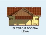 Elewacja projektu BGS9 budynek gospodarczy - 3