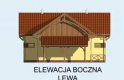 Projekt budynku gospodarczego BGS9 budynek gospodarczy - elewacja 3