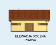 Elewacja projektu BGS9 budynek gospodarczy - 4