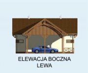 Elewacja projektu BGS10 budynek gospodarczy - 3