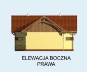 Elewacja projektu BGS11 budynek gospodarczy - 4