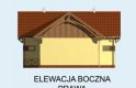 Projekt budynku gospodarczego BGS11 budynek gospodarczy - elewacja 4