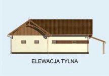 Elewacja projektu BGS12 Budynek gospodarczy - 2