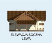 Elewacja projektu BGS12 Budynek gospodarczy - 3