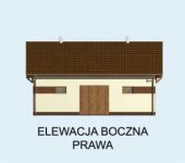 Elewacja projektu BGS12 Budynek gospodarczy - 4