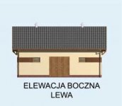 Elewacja projektu BGS13 budynek gospodarczy - 3