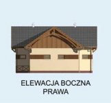 Elewacja projektu BGS13 budynek gospodarczy - 4