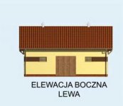 Elewacja projektu BGS14 Budynek gospodarczy - 3