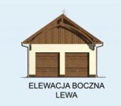 Elewacja projektu BGS15 budynek gospodarczy - 3