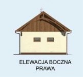 Elewacja projektu BGS15 budynek gospodarczy - 4