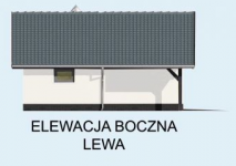 Elewacja projektu G53 szkielet drewniany - 2