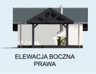 Elewacja projektu G53 szkielet drewniany - 4