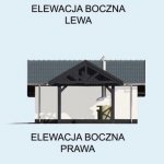 Elewacja projektu G53 szkielet drewniany - 4