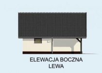 Elewacja projektu G58 szkielet drewniany - 3