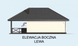 Elewacja projektu G60 szkielet drewniany - 3