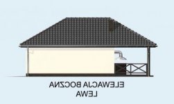 Elewacja projektu G60 szkielet drewniany - 3 - wersja lustrzana