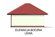 Elewacja projektu G32 szkielet drewniany - 3