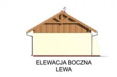 Elewacja projektu G41 szkielet drewniany - 3