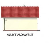 Elewacja projektu G41 szkielet drewniany - 2 - wersja lustrzana