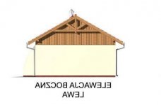 Elewacja projektu G41 szkielet drewniany - 3 - wersja lustrzana