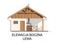 Elewacja projektu G42 szkielet drewniany - 3