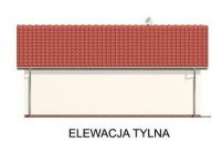 Elewacja projektu G42 szkielet drewniany - 2