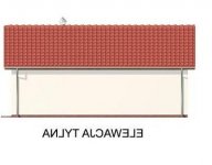 Elewacja projektu G42 szkielet drewniany - 2 - wersja lustrzana