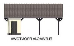 Elewacja projektu G48  - 1 - wersja lustrzana