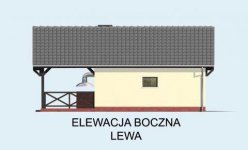 Elewacja projektu G57 szkielet drewniany - 3