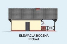 Elewacja projektu G57 szkielet drewniany - 4