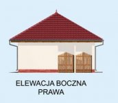 Elewacja projektu G179 szkielet drewniany - 4