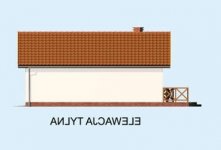 Elewacja projektu G188 szkielet drewniany - 2 - wersja lustrzana