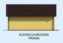 Elewacja projektu G200 szkielet drewniany - 4