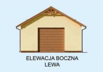 Elewacja projektu G228C szkielet drewniany - 3