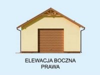 Elewacja projektu G228C szkielet drewniany - 4