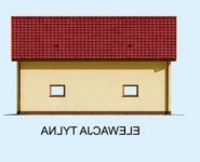 Elewacja projektu G228C szkielet drewniany - 2 - wersja lustrzana