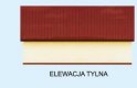 Projekt budynku gospodarczego G240A szkielet drewniany - elewacja 2