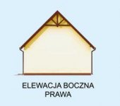 Elewacja projektu G240A szkielet drewniany - 4