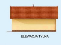 Elewacja projektu G264A szkielet drewniany - 2