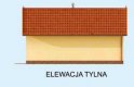 Projekt budynku gospodarczego G264A szkielet drewniany - elewacja 2