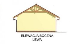 Elewacja projektu G30 szkielet drewniany - 3