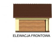 Elewacja projektu G30 szkielet drewniany - 1