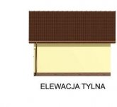 Elewacja projektu G30 szkielet drewniany - 2