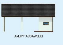 Elewacja projektu G211 szkielet drewniany - 2 - wersja lustrzana