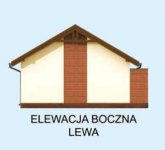 Elewacja projektu G281 szkielet drewniany - 3