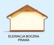 Elewacja projektu G305 szkielet drewniany - 4