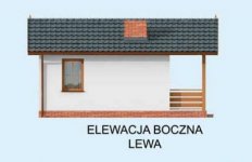 Elewacja projektu Budynek gospodarczy BADAJOZ na zgłoszenie do 35m2 - 3