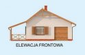 Projekt domu letniskowego BAHIA szkielet drewniany, dom letniskowy - elewacja 1