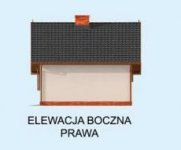 Elewacja projektu BAHIA szkielet drewniany, dom letniskowy - 4